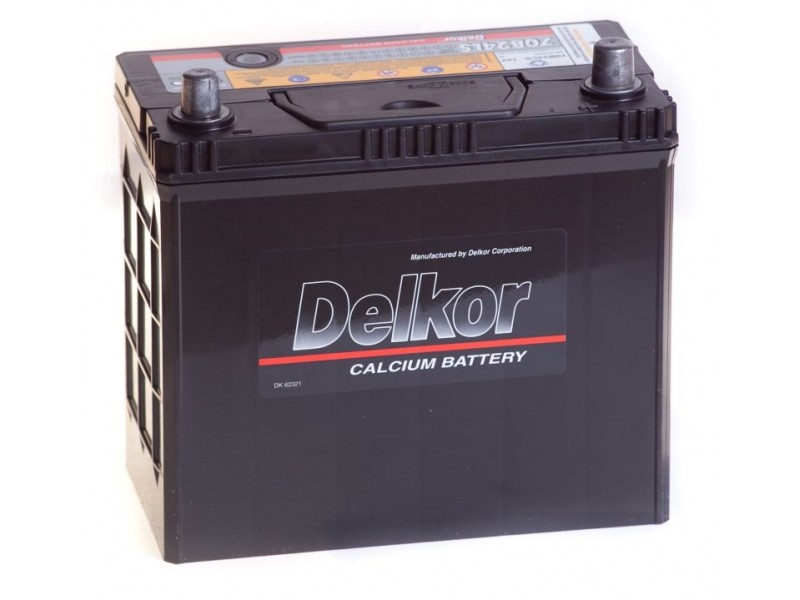 Аккумулятор DELKOR (70B24LS) 55 a/h R 480A e/n