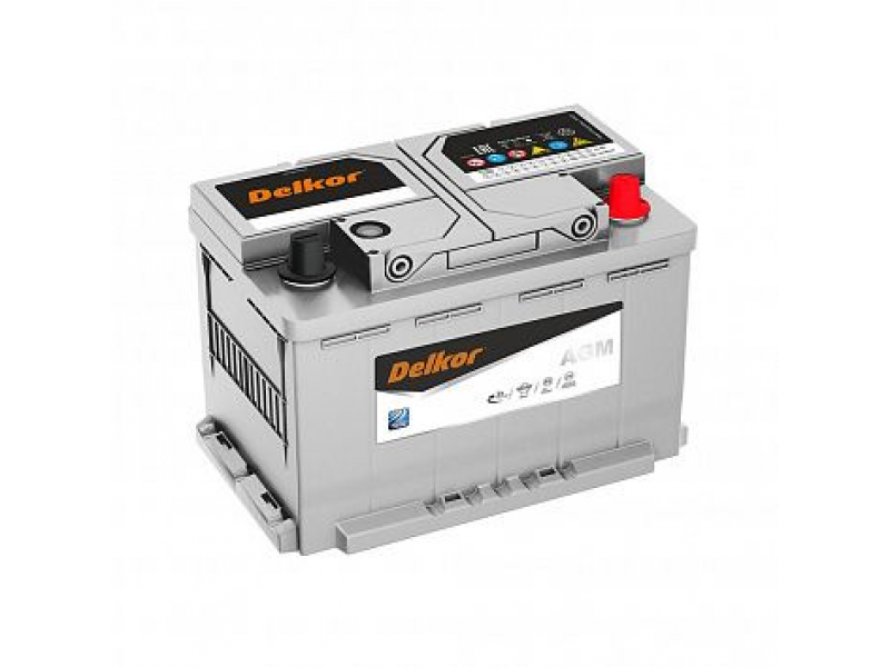 Аккумулятор Delkor 80 AGM  A/h 800A e/n