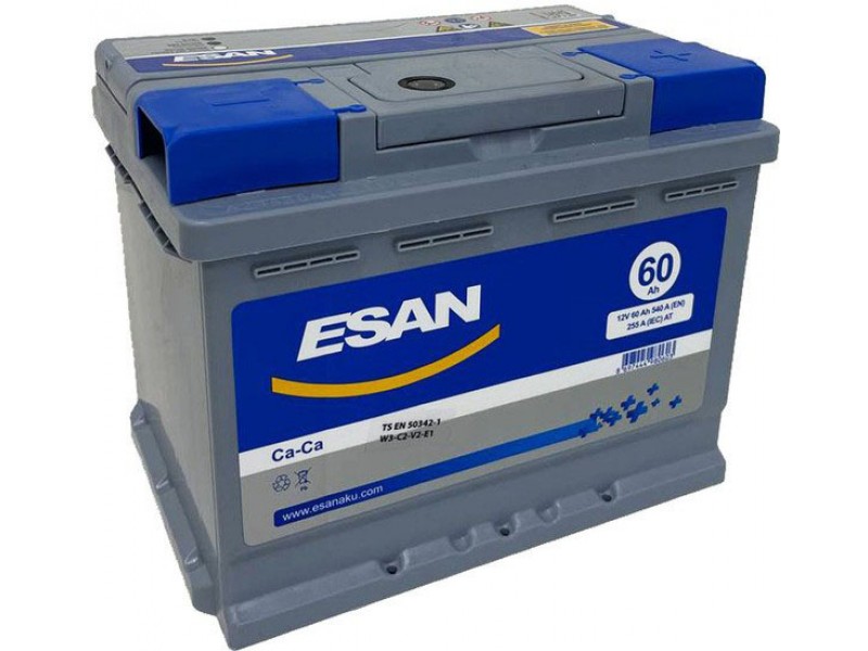 Аккумулятор ESAN 60 R 540A низкий