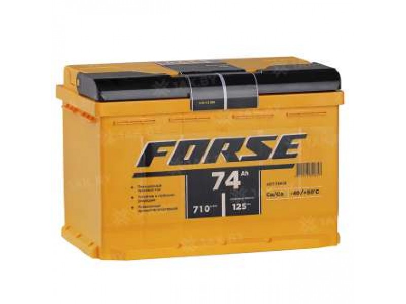 Аккумулятор Forse 6СТ-74 A/h 710A R+