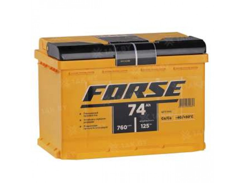 Аккумулятор Forse 6СТ-74 A/h 760A R+