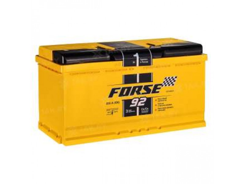 Аккумулятор Forse 6СТ-92 A/h 820A R+