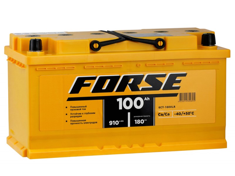 Аккумулятор Forse 6СТ-100 A/h 910A R+