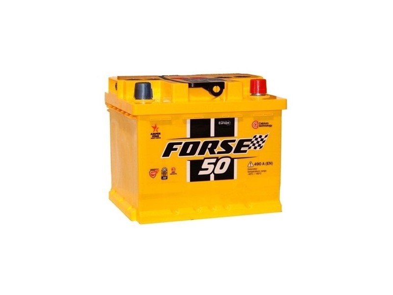 Аккумулятор Forse 6СТ-50 A/h 480A L+