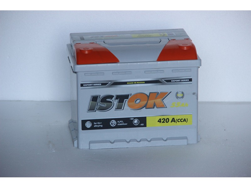 Аккумулятор ИСТОК 55 a/h 420A L-R