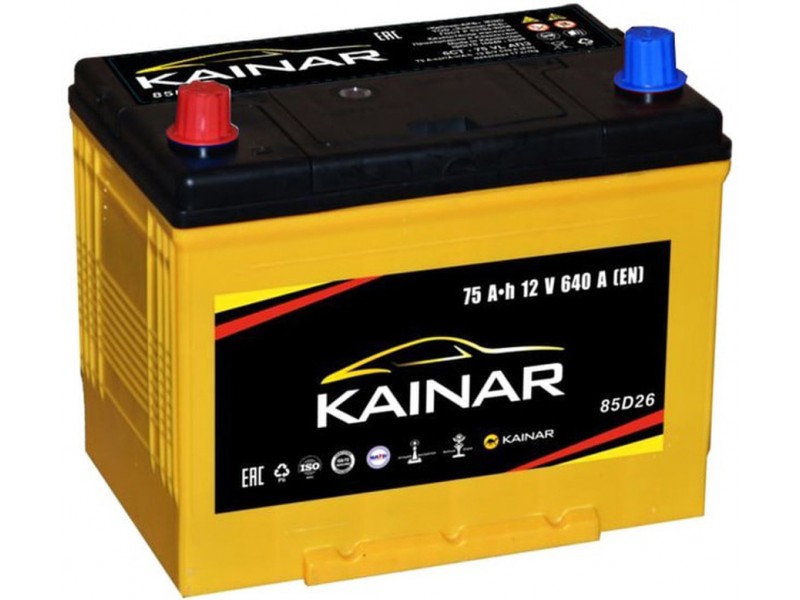 Аккумулятор Kainar Asia 75 JL+
