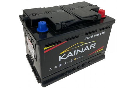 Аккумулятор Kainar Standart 77 A/H 750A R+