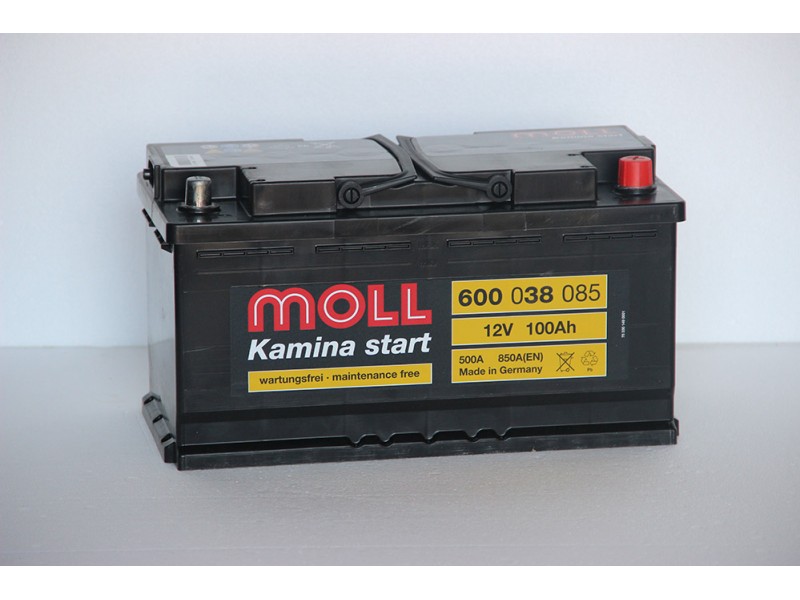 Аккумулятор Moll 100 A/ч 850A (EN)