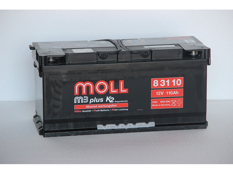 Аккумулятор Moll M3 Plus 110 a/h 900A (EN)