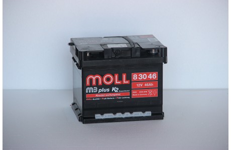 Аккумулятор Moll M3 Plus 46 A//ч 430A (EN) 