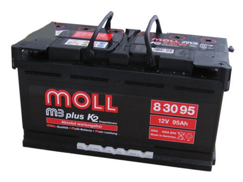 Аккумулятор Moll M3 Plus 95 A/ч 850A (EN) 