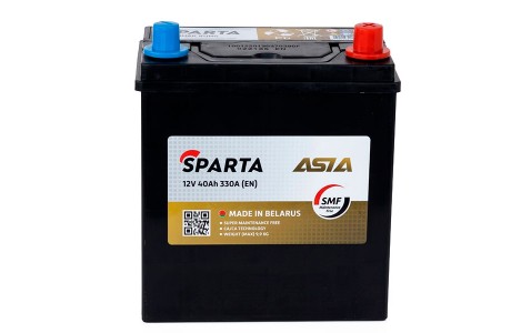 Аккумулятор SPARTA Asia 40 a/h 330A