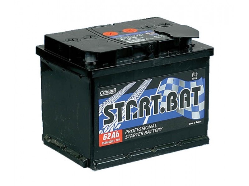 Аккумулятор Start.Bat 62 A/h R+ 450A (EN)
