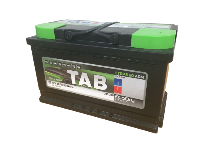 Аккумулятор TAB Stop & Go AGM 80 A/h 800A R+