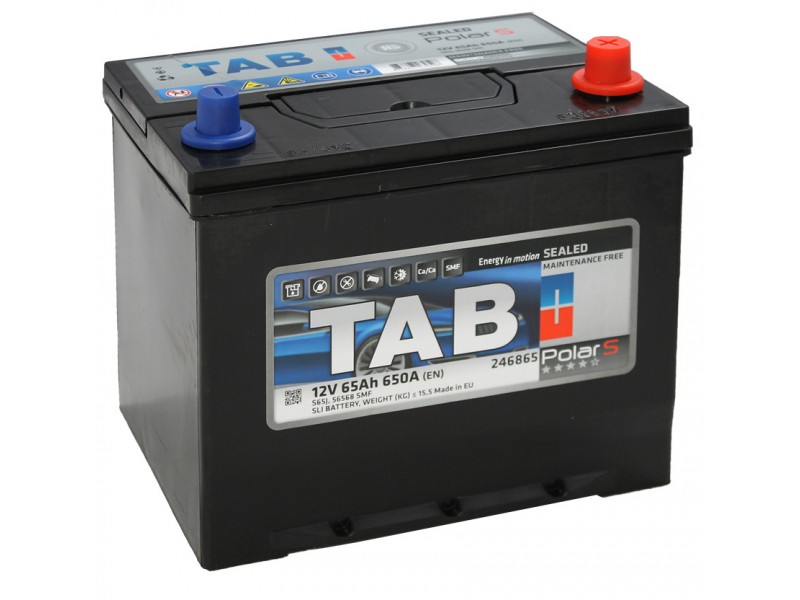 Аккумулятор Tab PolarS 65 a/h JR