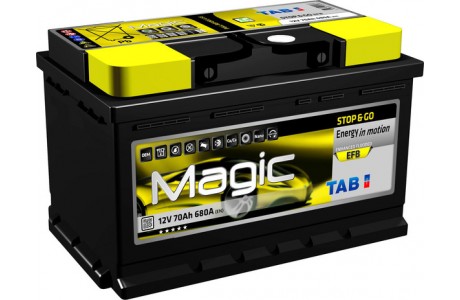 Аккумулятор TAB Magic STOP & GO EFB 70 A/h 680А R+