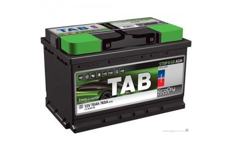 Аккумулятор TAB magic Start-stop AGM 70 a/h 760A (EN)
