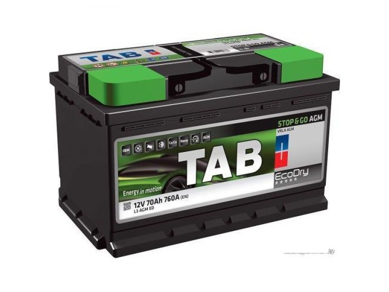 Аккумулятор TAB magic Start-stop AGM 70 a/h 760A (EN)