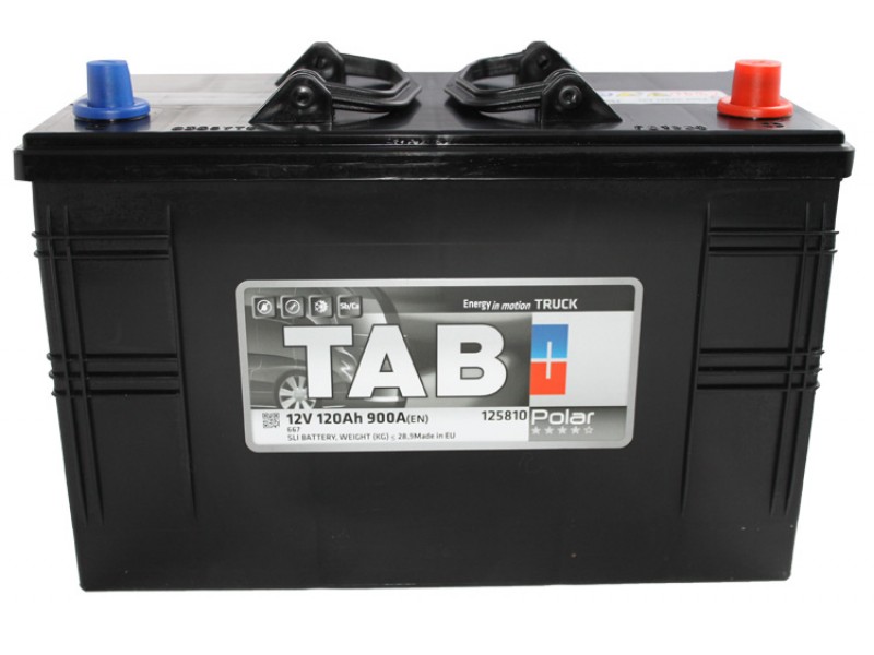 Аккумулятор Tab Polar 120 a/h 900A EN (IVECO)