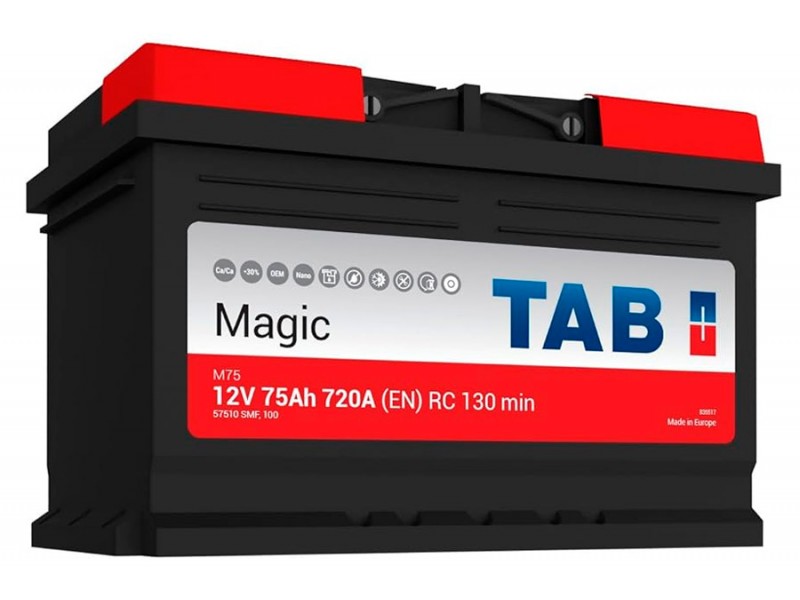 Аккумулятор Tab Magic 75 A/h 720A (EN)
