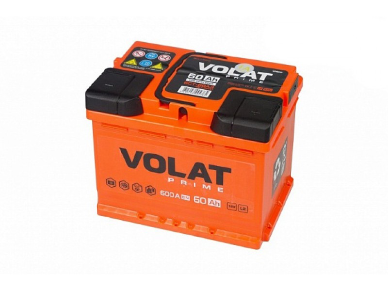 Аккумулятор VOLAT Prime 60 A/h 600A L+