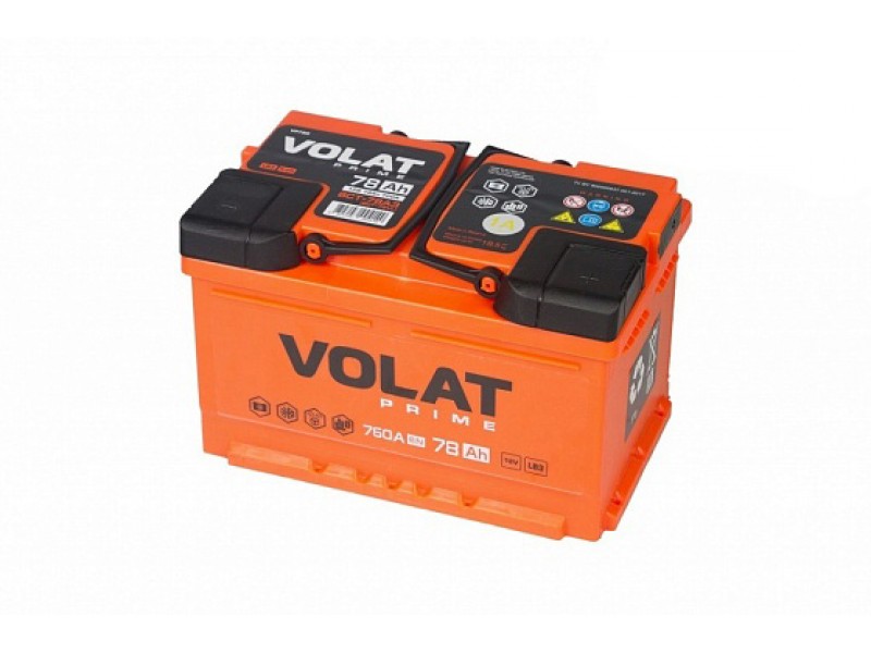 Аккумулятор VOLAT Prime 78 A/h 760A L+