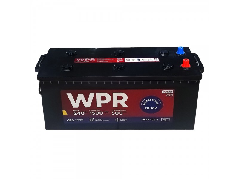 Аккумулятор WPR 6CT-240LR 240 a/h 1500A L+