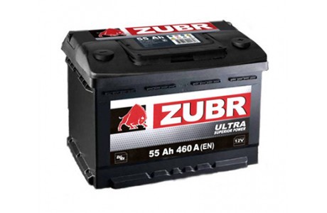 Аккумулятор Зубр Ultra  55 a/h 530A (EN)