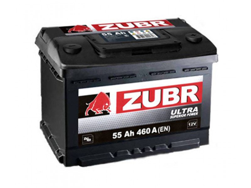 Аккумулятор Зубр Ultra  55 a/h 530A (EN)