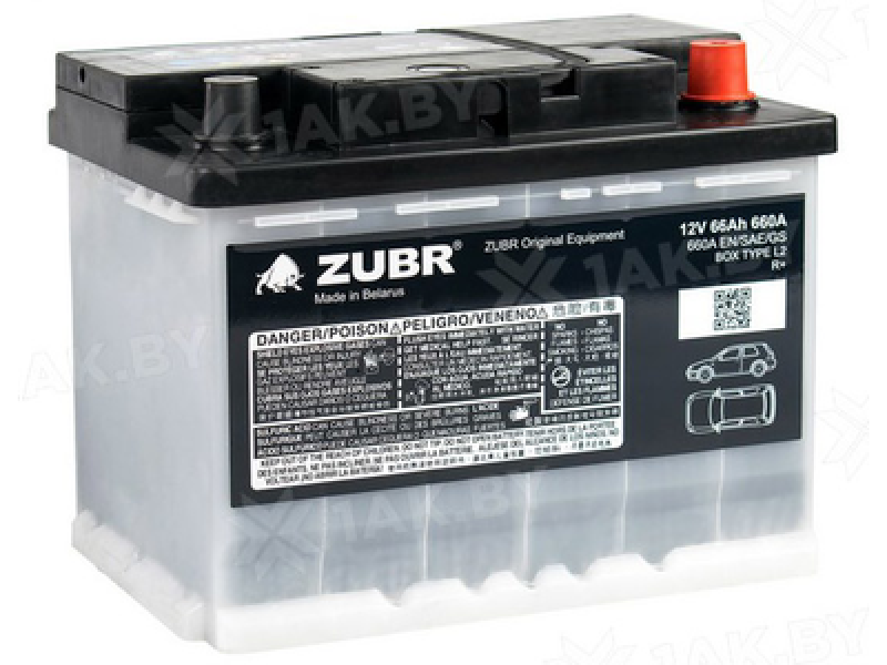 Аккумулятор Zubr Original 66 A/h 660А R+