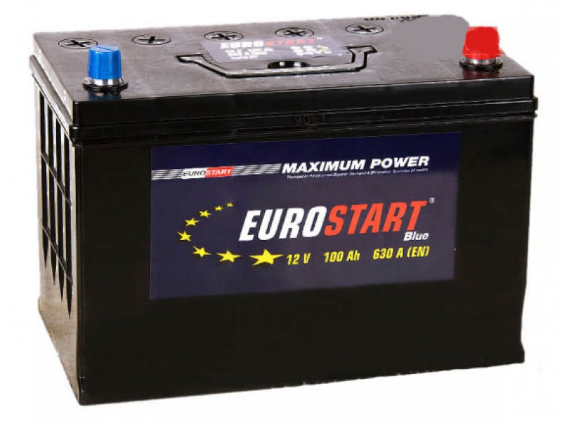 Аккумулятор Eurostart Blue ASIA 100 A/h 630A L+