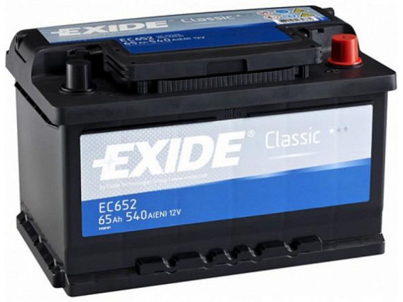 Аккумулятор Exide Classic EC652 (65 A/h), 540A R+