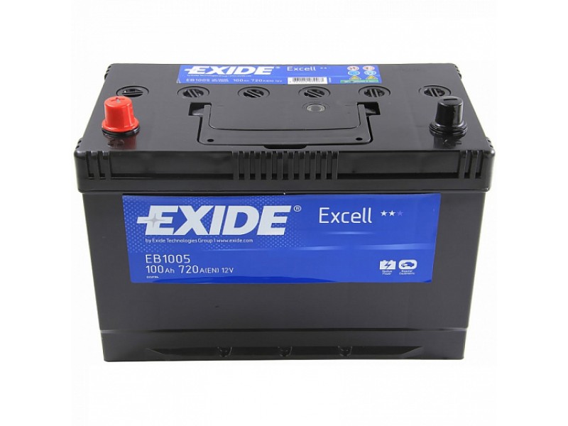 Аккумулятор Exide Excell EB1005 (100 A/h), 720A L+