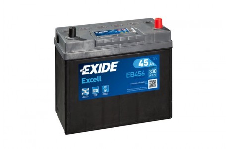 Аккумулятор Exide Excell EB456 (45 A/h), 330A R+