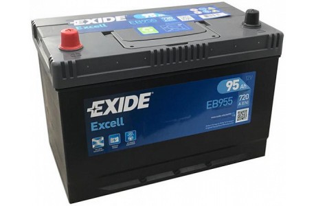 Аккумулятор Exide Excell EB955 JIS (95 A/h), 720A L+