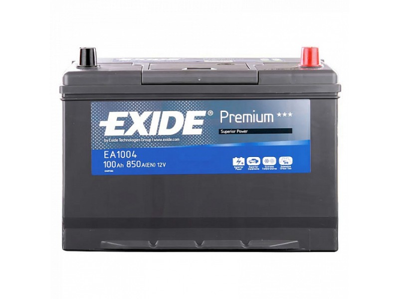 Аккумулятор Exide Premium EA1004 (100 A/h), 850A R+