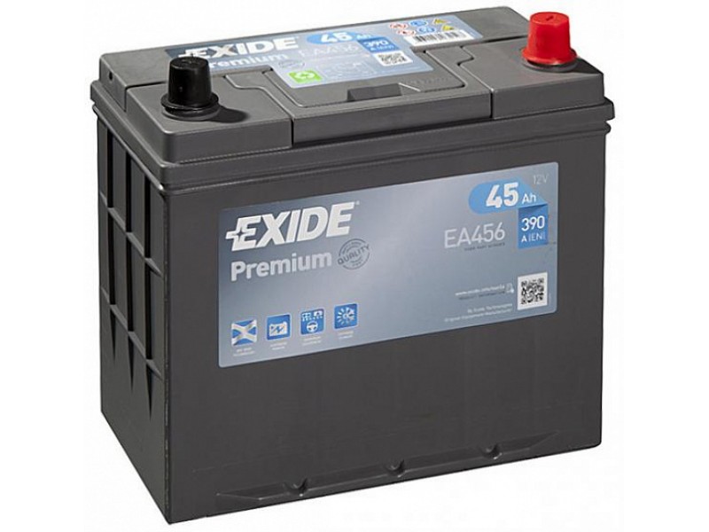 Аккумулятор Exide Premium EA456 (45 A/h), 390A R+