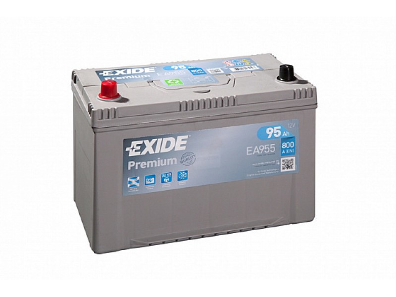 Аккумулятор Exide Premium EA955 (95 A/h), 800A L+