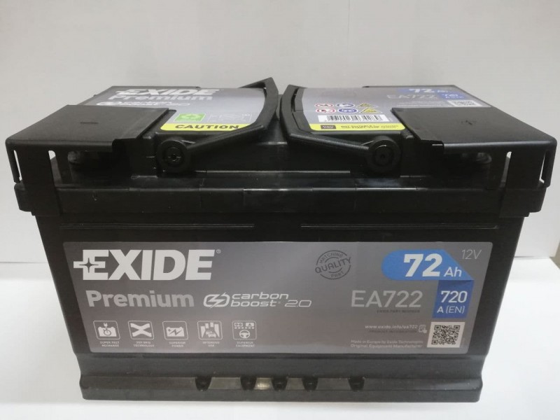 Аккумулятор Exide Premium 72 a/h R 720A (EN)