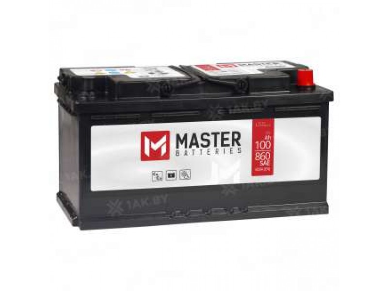 Аккумулятор MASTER BATTERIES 100 A/h 800A R+