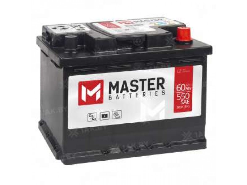 Аккумулятор MASTER BATTERIES 60 A/h 500A R+