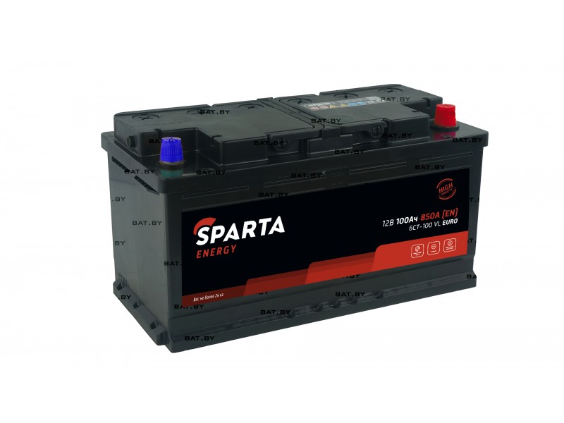 Аккумулятор SPARTA ENERGY 6СТ-100 Евро