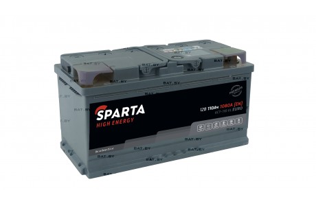 Аккумулятор SPARTA HIGH ENERGY 6СТ-110 Евро