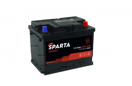 Аккумулятор SPARTA ENERGY 6СТ-55 Евро
