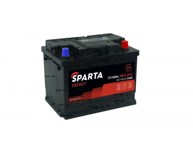 Аккумулятор SPARTA ENERGY 6СТ-60LB Евро