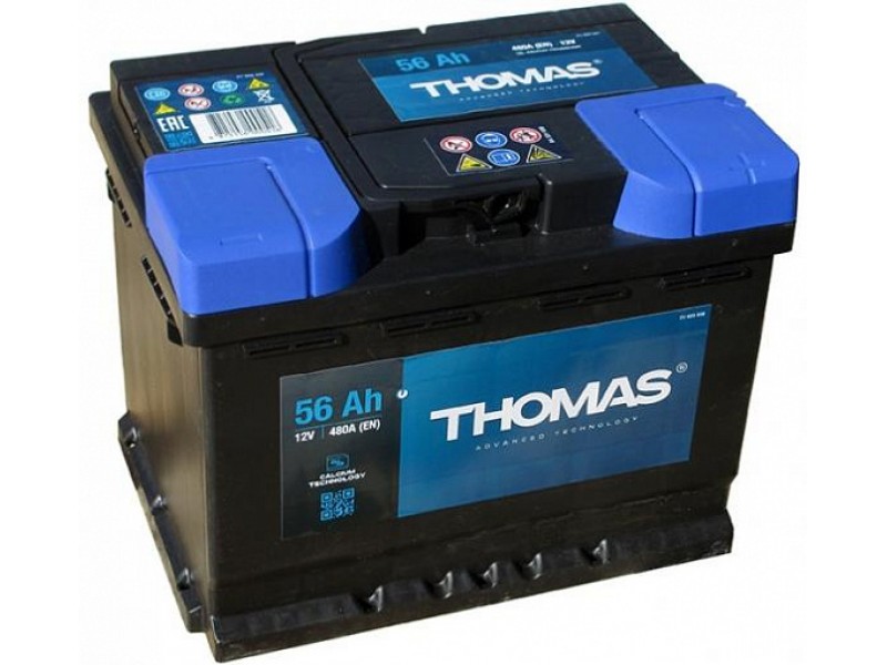 Аккумулятор Thomas 56 A/h 520A R+