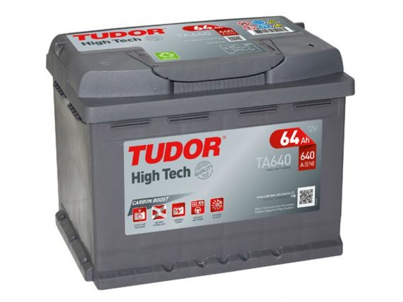 Аккумулятор Tudor High Tech 64 А/ч 640A L+