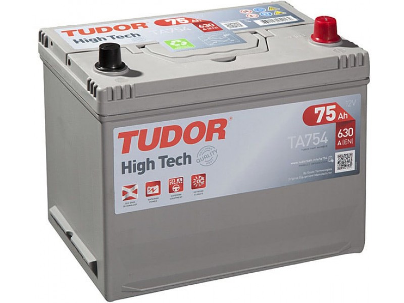 Аккумулятор Tudor High Tech Japan 75 А/ч 630A R+