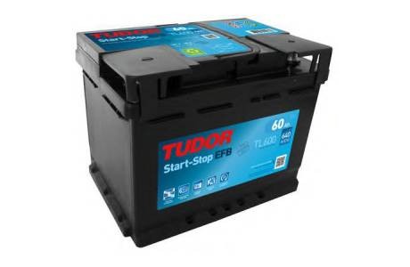Аккумулятор TUDOR Start-Stop EFB TL600 60 A/h 640A R+