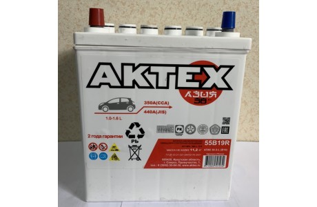 Аккумулятор АкТех Asia 38 A/h 350 А (EN) L+